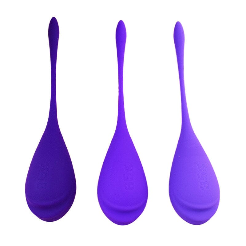 Super Grip Kegel Balls She's Happy V Steam Purple Balls - Moderate 